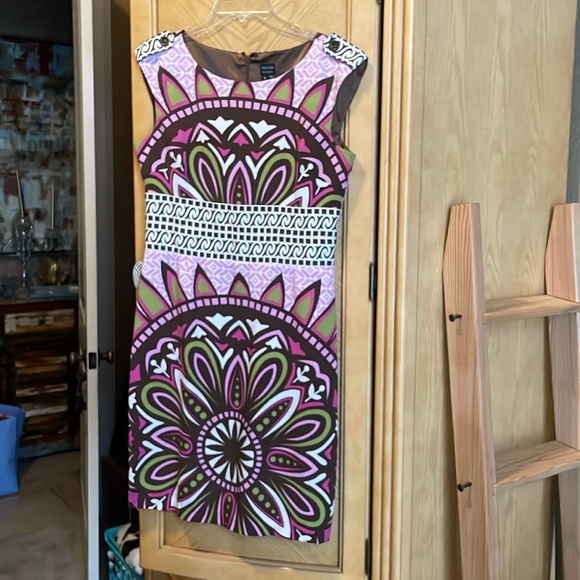 Nicole miller pattern dress size 8 - Picture 4 of 9